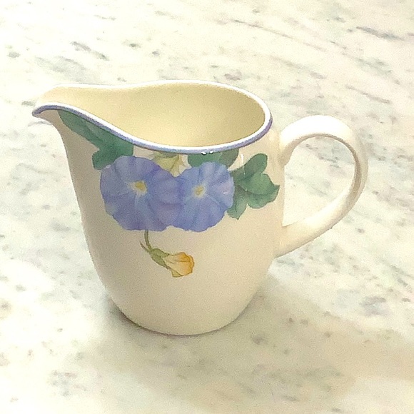 MIKASA SPRING LEGACY CREAMER & SUGAR BOWL & LID SET VINTAGE - Picture 4 of 11